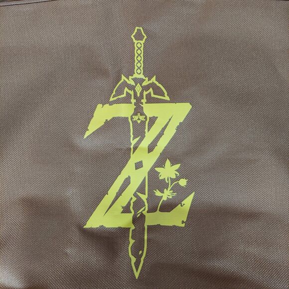 Legend of Zelda Breath of the Wild Messenger Bag Brown Z Sword CultureFly BS3 - Picture 2 of 6